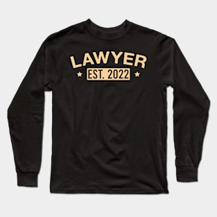 Lawyer Est. 2022 Long Sleeve T-Shirt